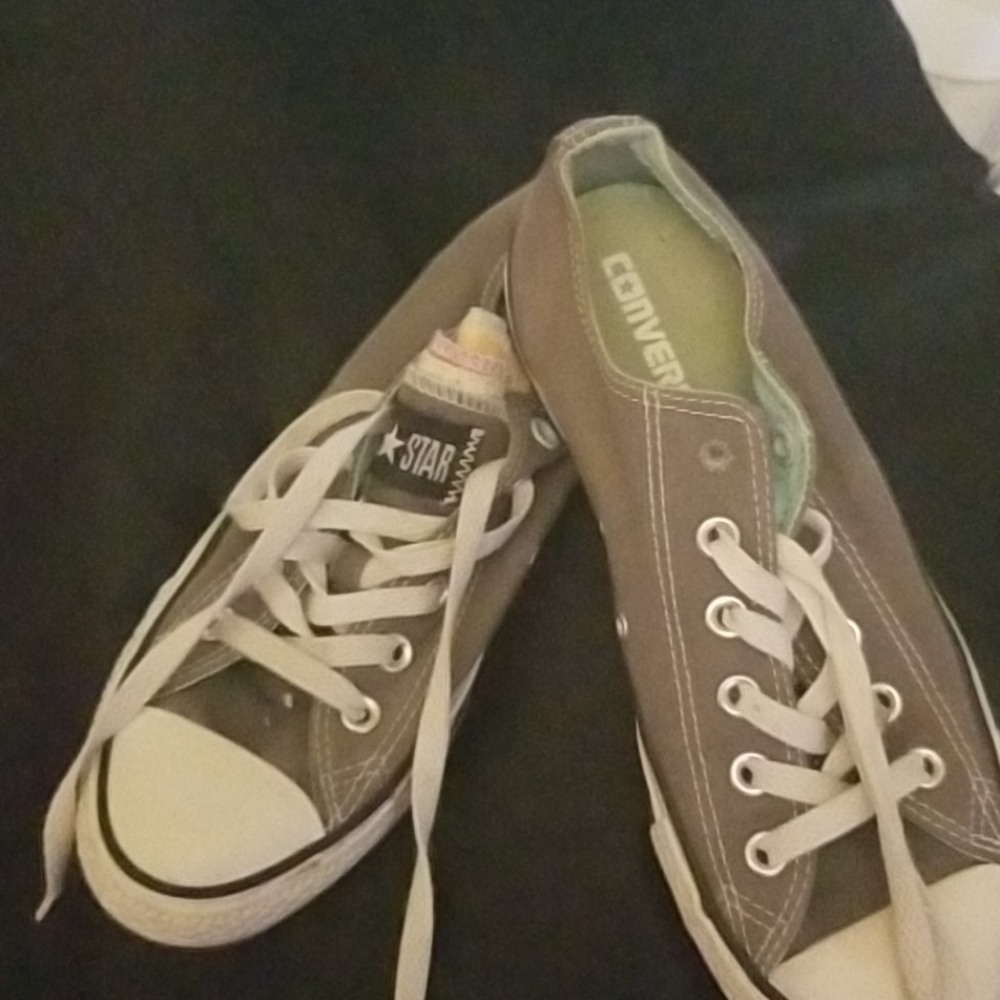 Olive Green Converse multi color